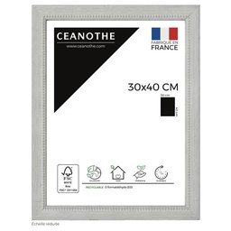 [10927] CADRE 30X40 PERLE GRIS