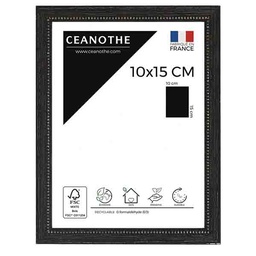 [10929] CADRE 10X15 PERLE NOIR