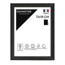 [10930] CADRE 13X18 PERLE NOIR