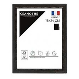 [10932] CADRE 18X24 PERLE NOIR