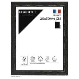 [10933] CADRE 20X30/A4 PERLE NOIR