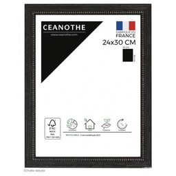 [10934] CADRE 24X30 PERLE NOIR