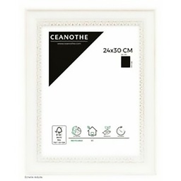 [10950] CADRE 24X30 ALMA BLANC