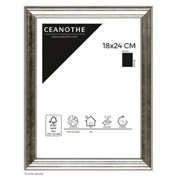 [11024] CADRE 18X24 CIRCEE ARGENT