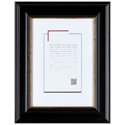 [11048] CADRE 18X24 GAIA NOIR DORE