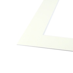 [11236] 24X30 PP 18X24 BLANC CASSE