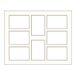 [11241] PP MTV 40X50 8 OUV BLANC CAS