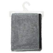 [11471] DRAP DOUCHE JOIA 550 GRIS FONCE 70X130