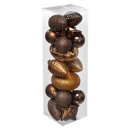 [15060] KIT DECO 18 PIECES BRONZE