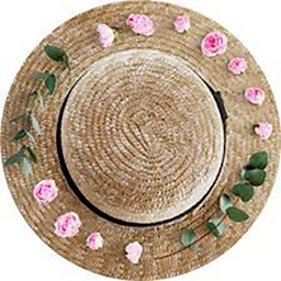 [11597] GLASSART ROND 45CM CHAPEAU PA