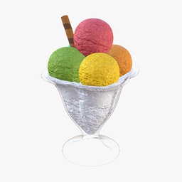 [11634] GLASSART 30X45 BOULES GLACE