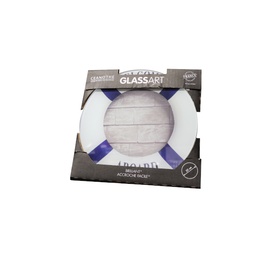 [11704] GLASSART ROND 25CM ABOARD