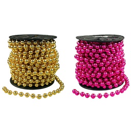 [11742] GUIRLANDE PLF BOULES + PERLES 1M44