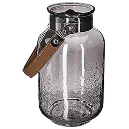 [11867] LANTERNE VERRE FUME 25,5CM