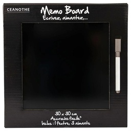 [11928] MEMO BOARD NOIR 30X30