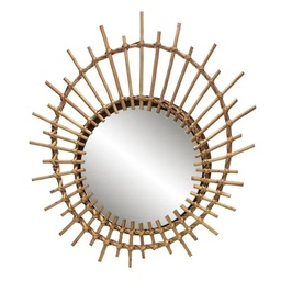 [11957] MIROIR ROTIN OEIL 55X41