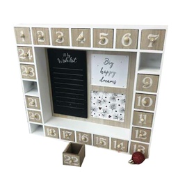 [12032] DECO CALENDRIER AVENT BOITES + CADRE