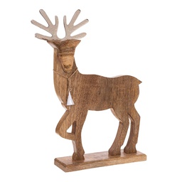 [12038] DECO BOIS RENNE METAL 50CM