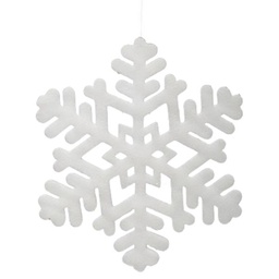[12077] SUSPENSION PLF FLOCON PAILLETTE 20CM X6