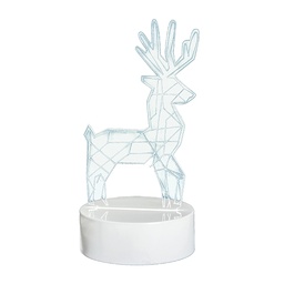[12083] DECO INTERIEUR CERF HOLOGRAMME PILES