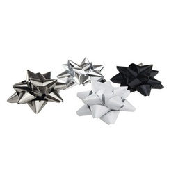 [12087] ETOILES ADH. 60MM ASS. NOIR ARGENT FUME BLANC