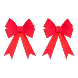 [14817] DECO NOEUD VELOURS PM X2 15X18CM