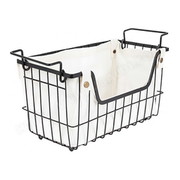 [12142] PANIER EMPILABLE METAL FILAIRE 32X16X18CM
