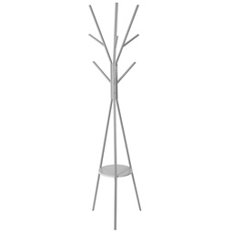 [111979] PORTE MANTEAUX METAL + MDF GRIS
