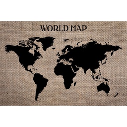 [12318] REGART 65X97 WORLD MAP 4