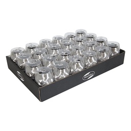[15505] ROULEAU OEUFS LISSES 10X7MM BOLDUCS ARGENT