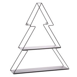 [12356] DECO METAL ETAGERE SAPIN H53CM