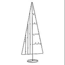 [12357] SAPIN DE NOEL METAL GEOM 80CM NR