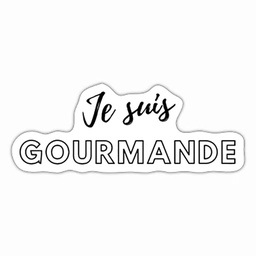 [12385] STICKER VINYLE GOURMAND 30X40-0,47X0,23X0,34