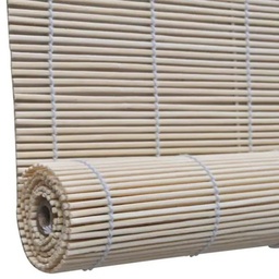 [15147] OCRES STORE ENROULEUR BAMBOU NATUREL BLANC 150X250