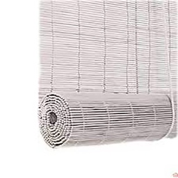 [15146] OCRES STORE ENROULEUR BAMBOU NATUREL BLANC 150X175