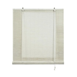 [12757] OCRES STORE ENROULEUR BAMBOU NATUREL BLANC 60X175