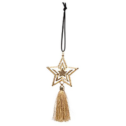 [12774] SUJET DE NOEL ETOILE METAL AJOURE