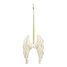 [12781] SUJET DE NOEL RESINE AILE ANGE 10CM