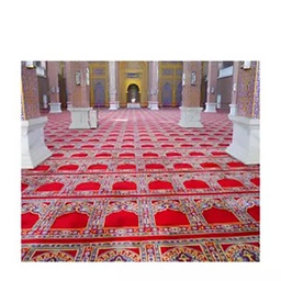 [12925] TAPIS MOSQUEE AL QUDS 027 ROUGE 4MX25