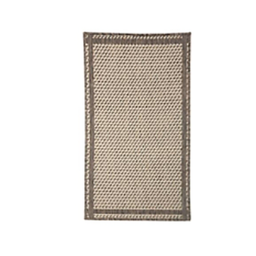 [15672] TAPIS 50X80CM GRILLE TAUPE