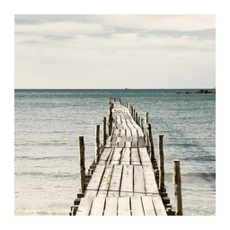 [12972] TOILE 30X30 PONTON SUR MER