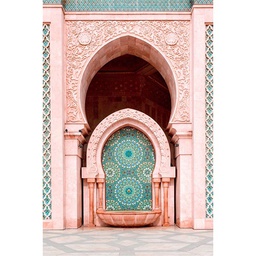 [15760] TOILE 65X97 ARCHITECTUR MAROC