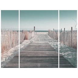 [15772] TRYPTIQUE CHEMIN SUR LA PLAGE