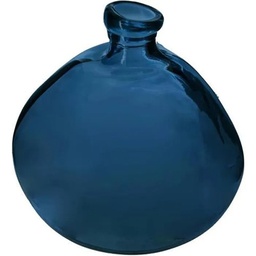 [15816] VASE ROND VERRE RECYCLE ORAGE D33