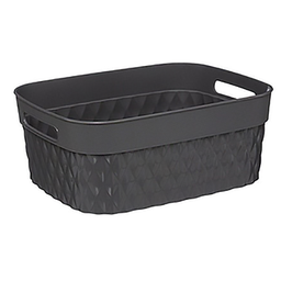 [15202] PANIER RECTANGULAIRE DISCO 5L GRIS