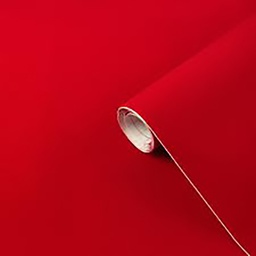 [13359] ADHESIF ROULEAU VELOURS ROUGE 1MX45CM
