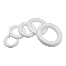 [13378] 10 ANNEAUX D40 POUR D16 BLANC BRILLANT