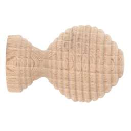[13428] 2 EMBOUTS BOULES STRIEES A VISSER D2 FSC 100%
