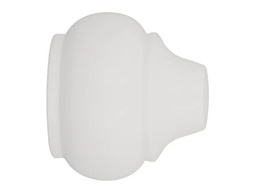 [13435] 2 EMBOUTS RUSTIQUE LAQUE BLANC FSC 100%