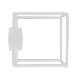 [13443] EMBOUT CUBE A VIS D28 BLANC FSC 100%